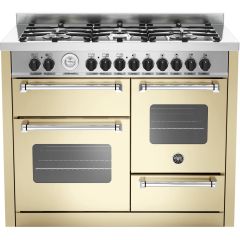 Bertazzoni Master Series 110cm Dual Fuel Range Cooker - Cream - MAS1106MFETCRE