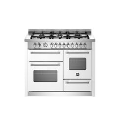 Bertazzoni Master Series 110cm Dual Fuel Range Cooker - White - MAS116L3EBIC