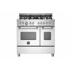 Bertazzoni Master Series 90cm Dual Fuel Range Cooker - Stainless Steel - MAS95C2EXC