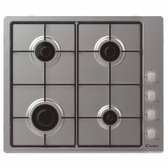 Candy 60cm Gas Hob - Stainless Steel - CHW6LPX