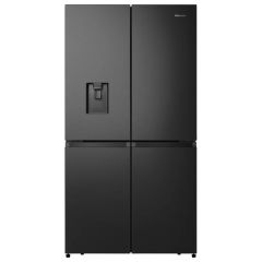 Hisense Frost Free American Fridge Freezer - Black Inox - RQ758N4SWFE