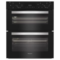 Hotpoint Double Under Oven - Black - DUH10DB