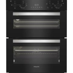 Hotpoint Built In Double Under Oven (Catalytic) - Black - DUH12G1B