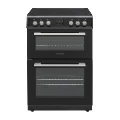 Montpellier 60cm Double Oven Electric Cooker - Black - MDOC60FK 