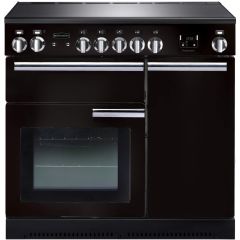 Rangemaster Professional Plus 90cm Induction Range Cooker -  Black - PROP90EIGB/C
