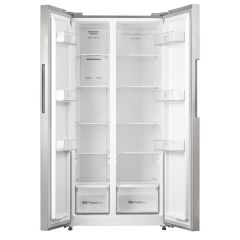 SIA 83cm American Frost Free Fridge Freezer - Silver - SAFF460SI