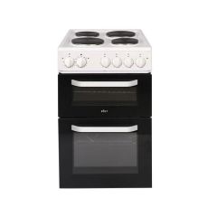 Solt 50cm Twin Cavity Electric Cooker - White - ATCC50W