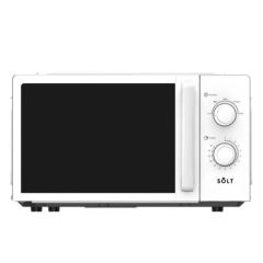 Solt 20L 700W Microwave With Stainless Steel Cavity - White - SMW20WX
