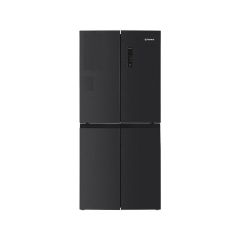 Teknix 80cm American Frost Free Fridge Freezer - Black - TMD18079BI