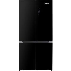 Teknix Frost Free American Fridge Freezer - Black - TMD19091SIBI