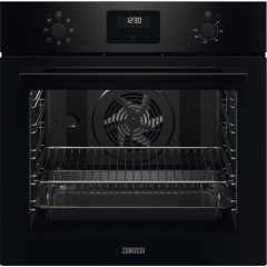 Zanussi Built In Single Oven - Black - ZOHNX3K1